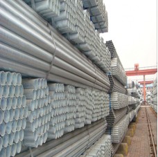 sch80 tubo de acero galvanizado redondo con costura