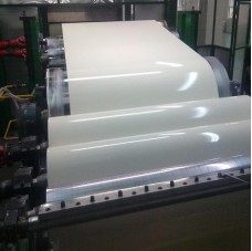 lamina galvanizada pre pintada PPGI color blanco  lamina galvanizada pre pintada PPGI color blanco