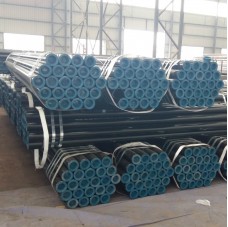 SCH40, SCH80 Tubo sin costura con pintura negra, API5L, ASTM A53  SCH40, SCH80 Tubo sin costura con pintura negra, API5L, ASTM A53