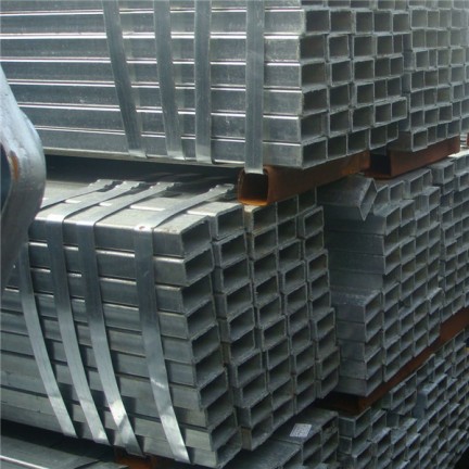 Tubo cuadrado 80x40x1.6-largo 6mts ASTM A53 ASTM A615 tuber